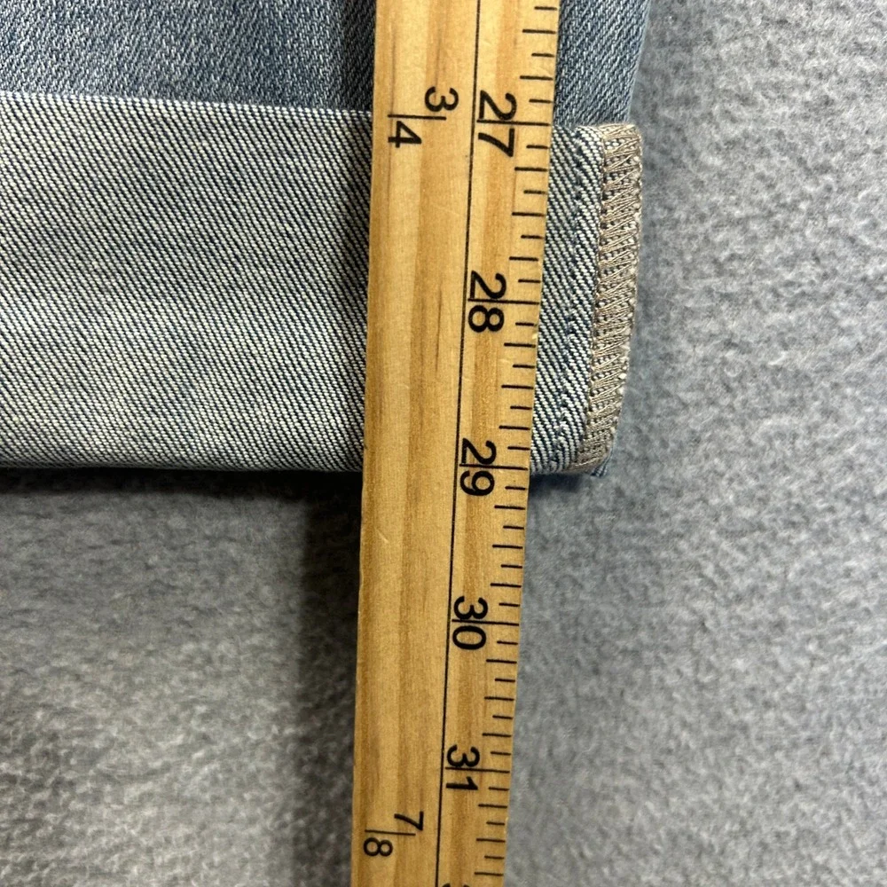 Judy Blue Boyfriend Jeans Womens 0/24 High Rise Utility Pocket Light Blue Denim